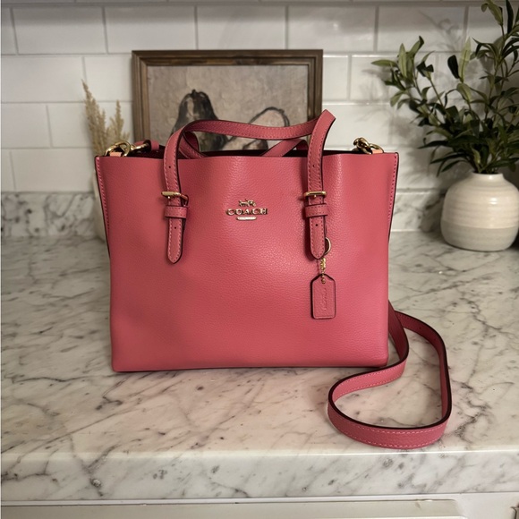 Coach Handbags - Coach Rose Pink Shoulder Bag